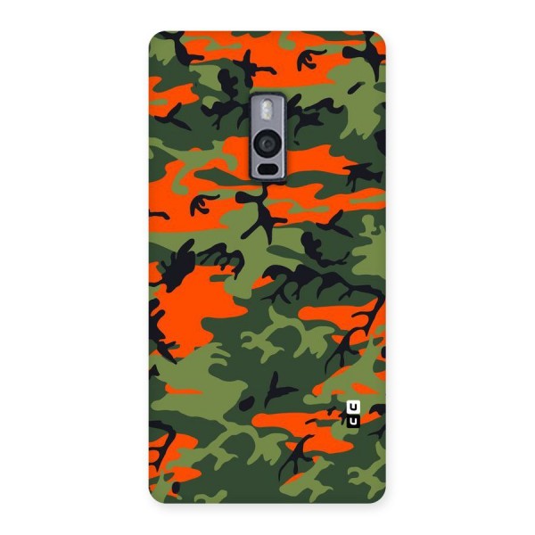 Army Pattern Back Case for OnePlus Two