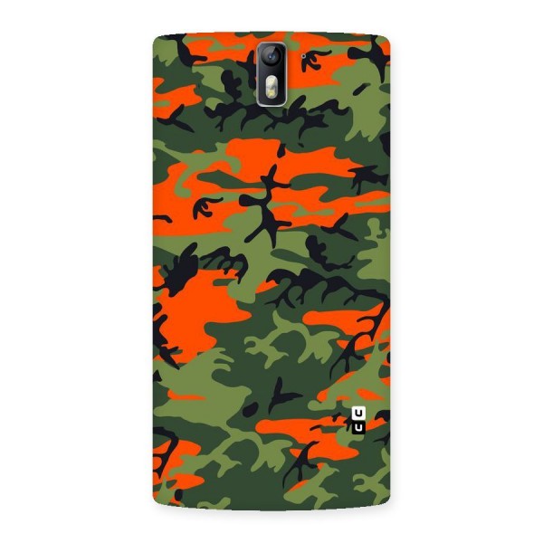 Army Pattern Back Case for One Plus One