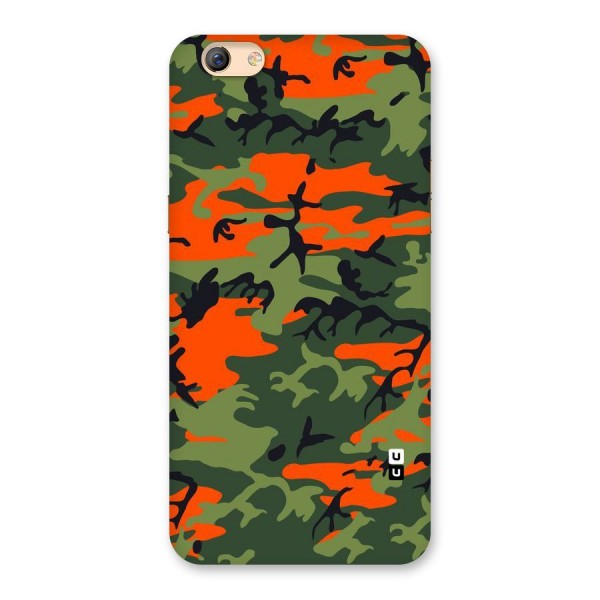 Army Pattern Back Case for Oppo F3 Plus