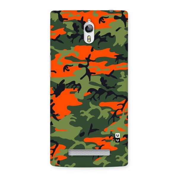 Army Pattern Back Case for Oppo Find 7