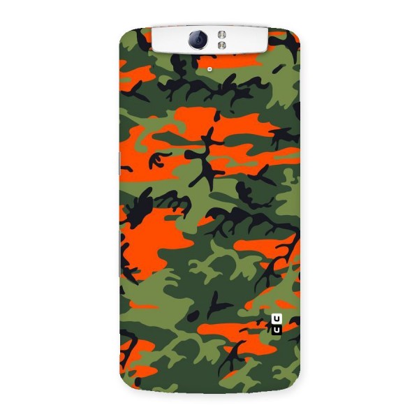 Army Pattern Back Case for Oppo N1