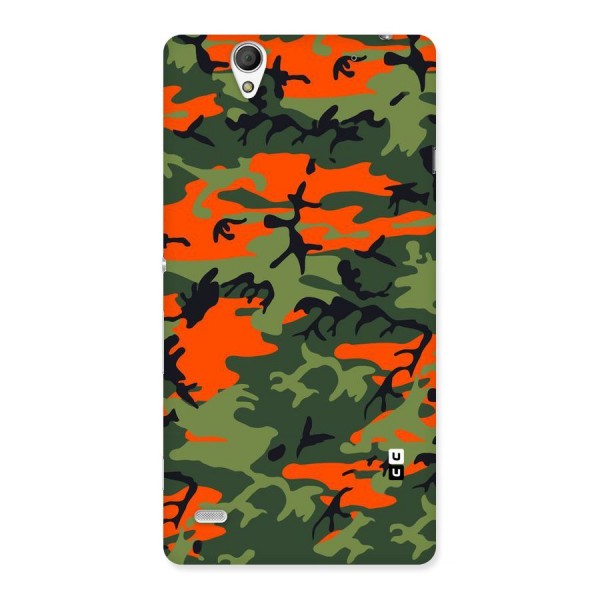 Army Pattern Back Case for Sony Xperia C4