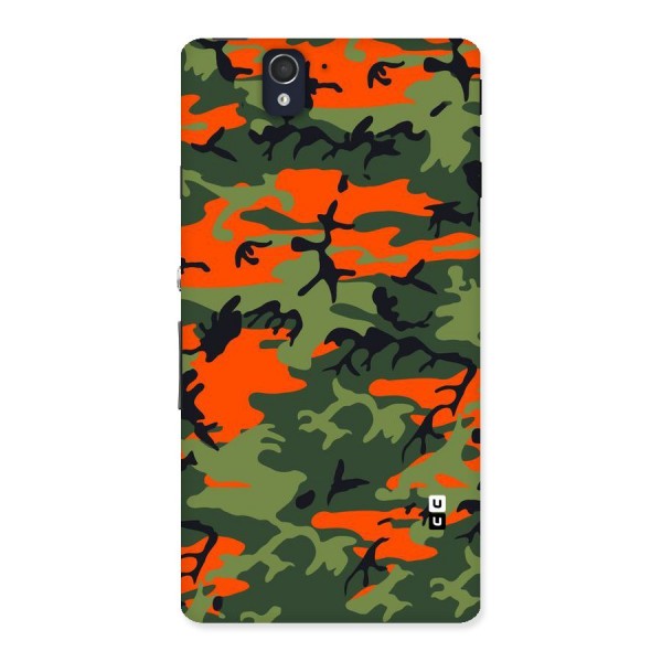 Army Pattern Back Case for Sony Xperia Z