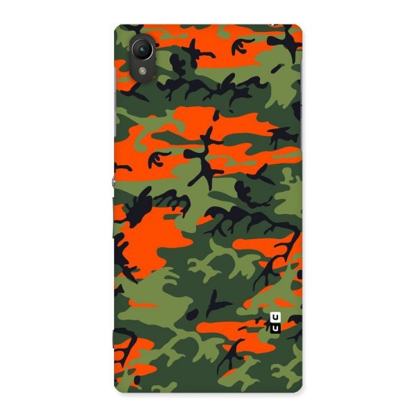 Army Pattern Back Case for Sony Xperia Z1