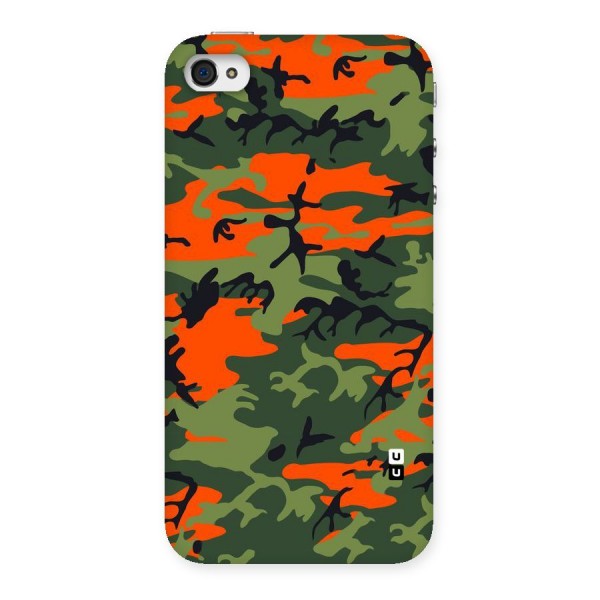 Army Pattern Back Case for iPhone 4 4s