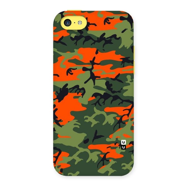Army Pattern Back Case for iPhone 5C