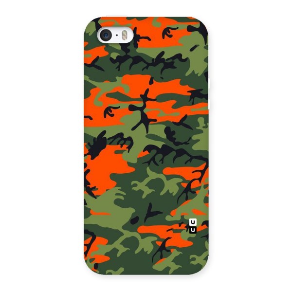 Army Pattern Back Case for iPhone SE