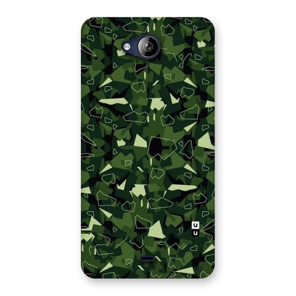 Army Shape Design Back Case for Canvas Play Q355