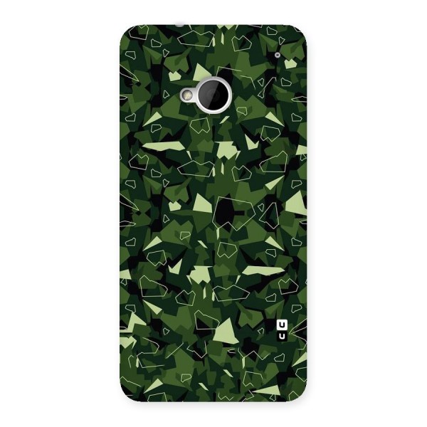 Army Shape Design Back Case for HTC One M7