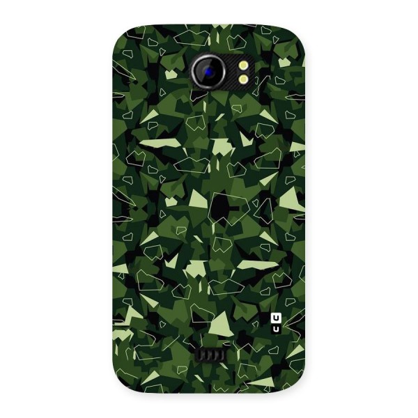 Army Shape Design Back Case for Micromax Canvas 2 A110