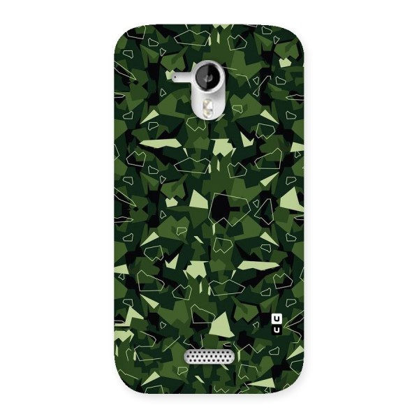 Army Shape Design Back Case for Micromax Canvas HD A116