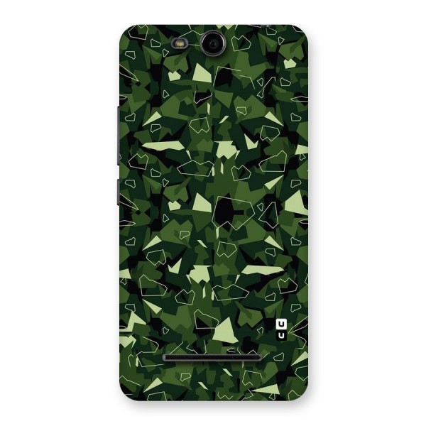 Army Shape Design Back Case for Micromax Canvas Juice 3 Q392