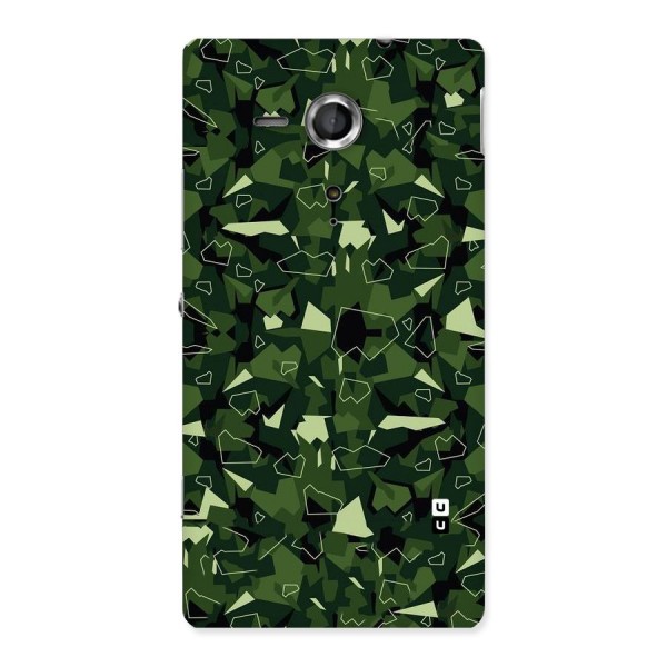 Army Shape Design Back Case for Sony Xperia SP