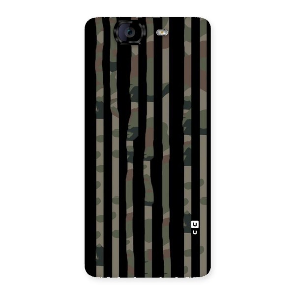 Army Stripes Back Case for Canvas Knight A350