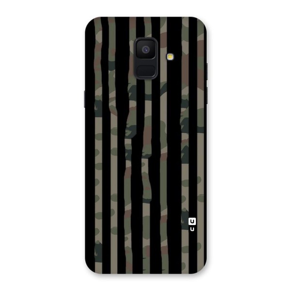 Army Stripes Back Case for Galaxy A6 (2018)