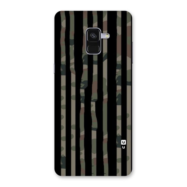 Army Stripes Back Case for Galaxy A8 Plus
