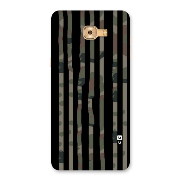 Army Stripes Back Case for Galaxy C9 Pro