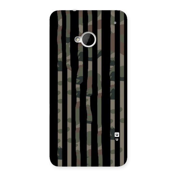 Army Stripes Back Case for HTC One M7