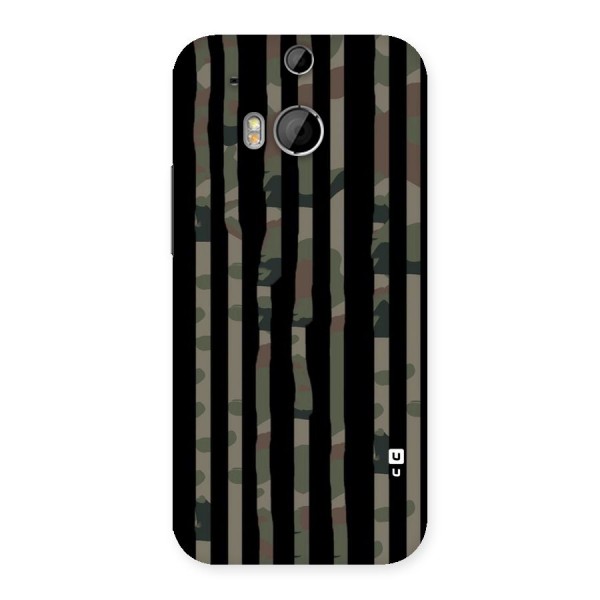 Army Stripes Back Case for HTC One M8