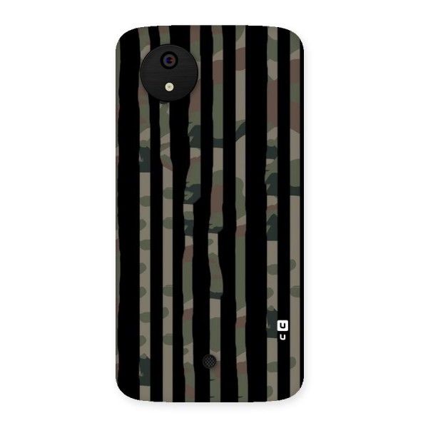 Army Stripes Back Case for Micromax Canvas A1
