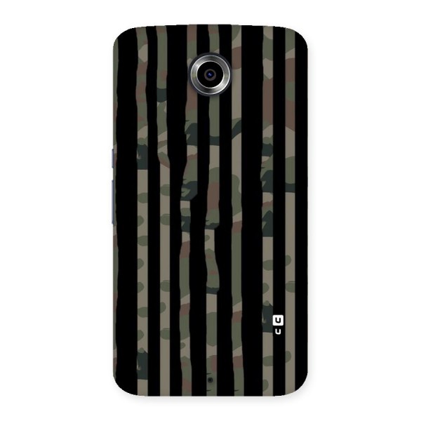 Army Stripes Back Case for Nexsus 6