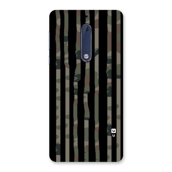 Army Stripes Back Case for Nokia 5