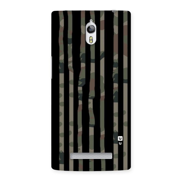 Army Stripes Back Case for Oppo Find 7