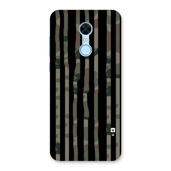 Army Stripes Back Case for Redmi Note 5