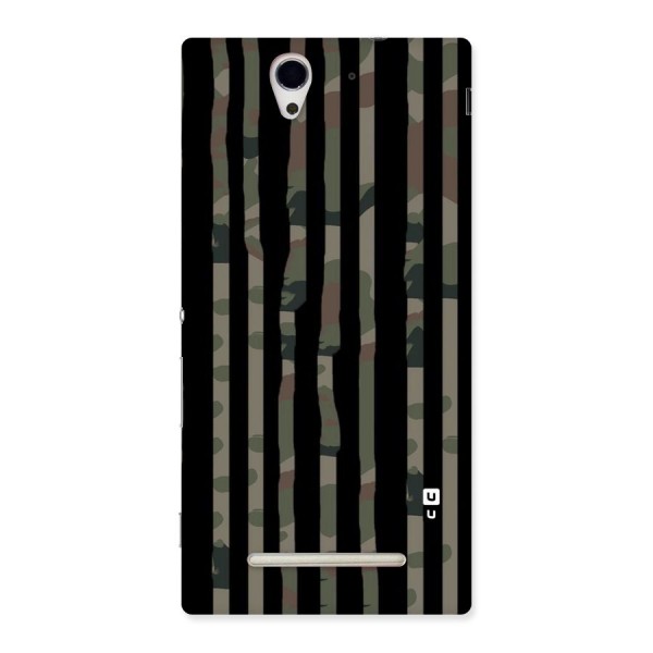 Army Stripes Back Case for Sony Xperia C3