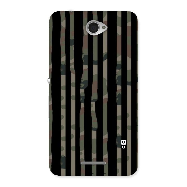 Army Stripes Back Case for Sony Xperia E4
