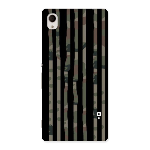 Army Stripes Back Case for Sony Xperia M4