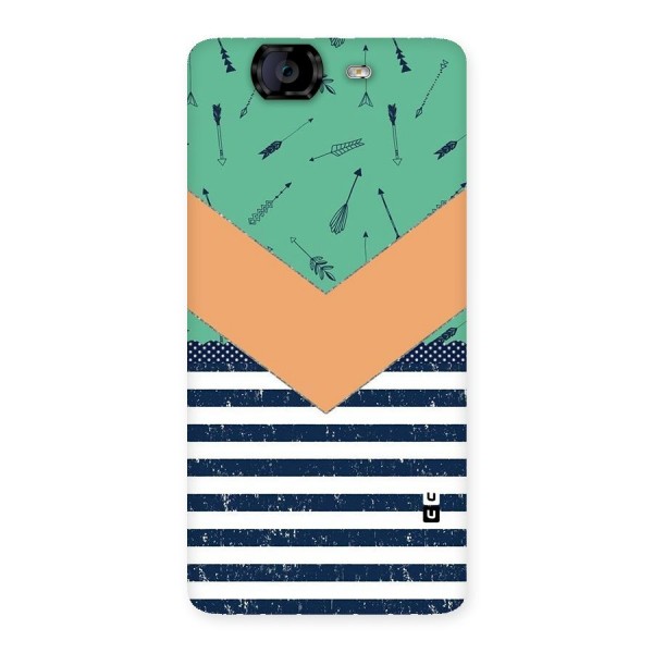 Arrows and Stripes Back Case for Canvas Knight A350