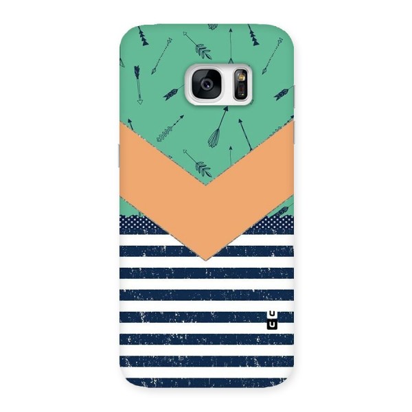 Arrows and Stripes Back Case for Galaxy S7 Edge