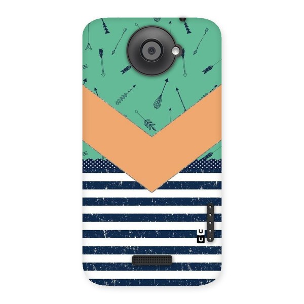 Arrows and Stripes Back Case for HTC One X