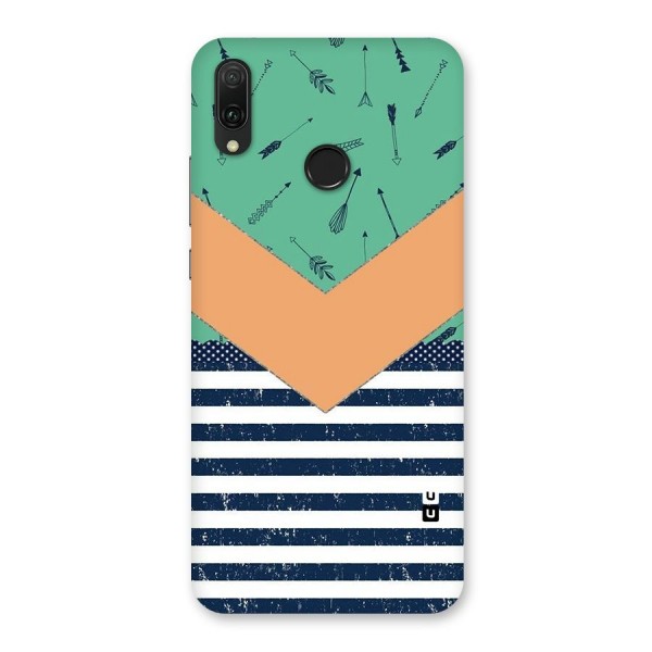 Arrows and Stripes Back Case for Huawei Y9 (2019)