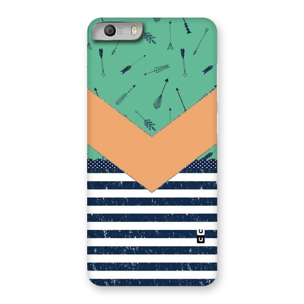 Arrows and Stripes Back Case for Micromax Canvas Knight 2