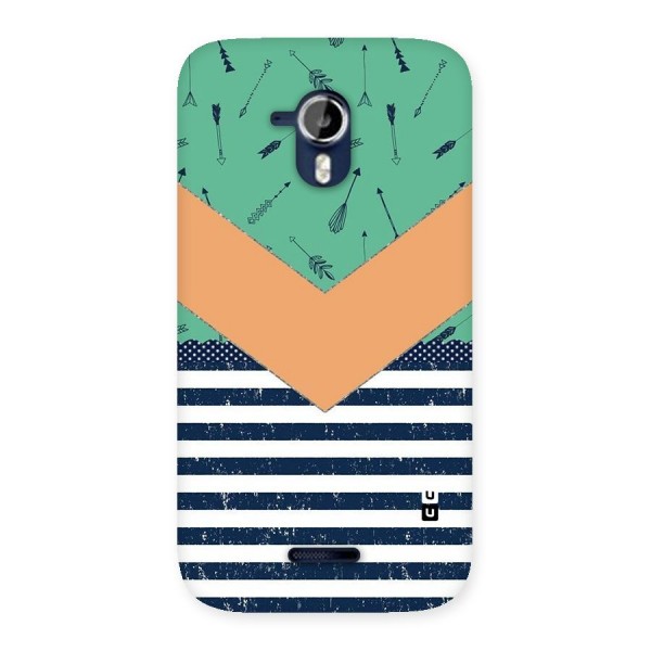 Arrows and Stripes Back Case for Micromax Canvas Magnus A117