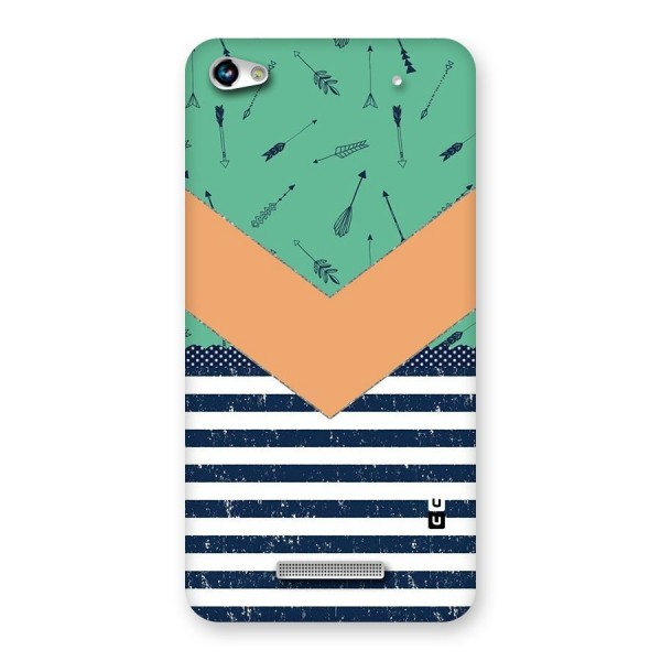 Arrows and Stripes Back Case for Micromax Hue 2