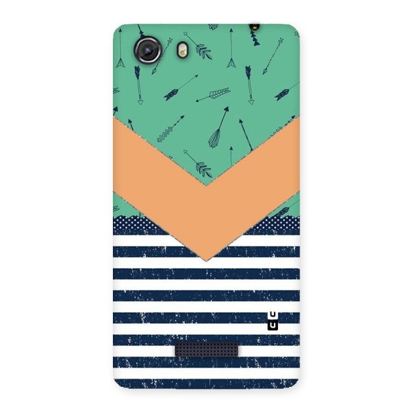 Arrows and Stripes Back Case for Micromax Unite 3