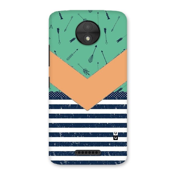 Arrows and Stripes Back Case for Moto C