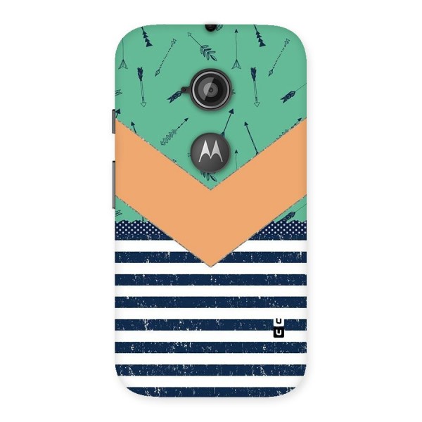 Arrows and Stripes Back Case for Moto E 2nd Gen
