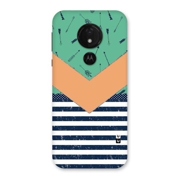 Arrows and Stripes Back Case for Moto G7 Power