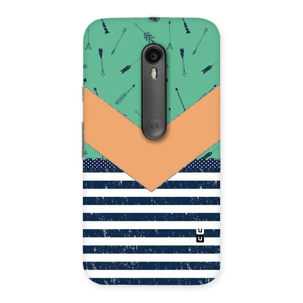 Arrows and Stripes Back Case for Moto G Turbo