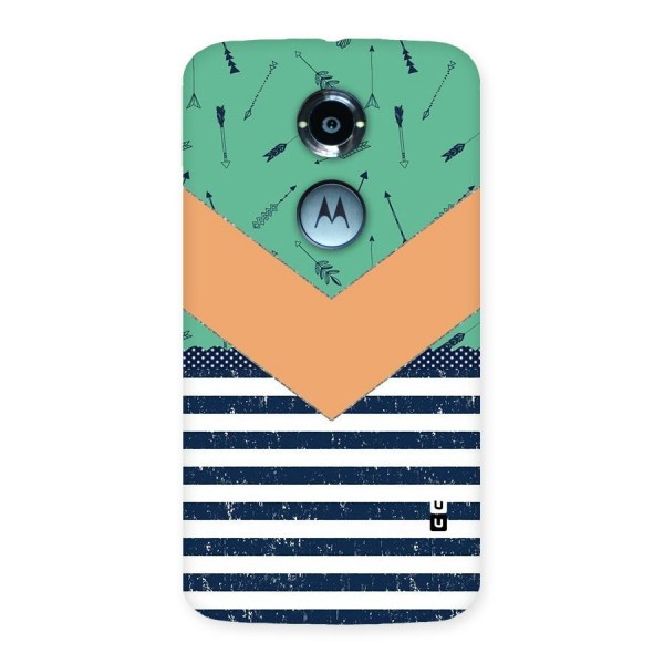 Arrows and Stripes Back Case for Moto X 2nd Gen