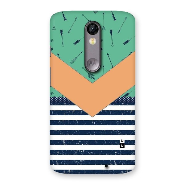 Arrows and Stripes Back Case for Moto X Force