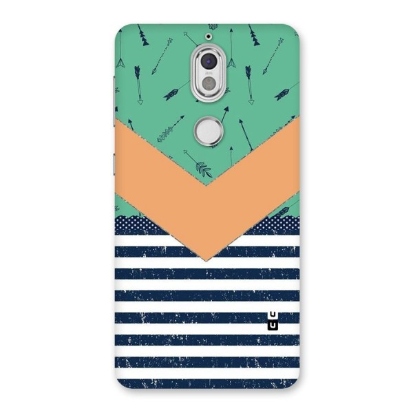 Arrows and Stripes Back Case for Nokia 7
