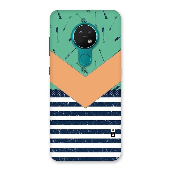 Arrows and Stripes Back Case for Nokia 7.2