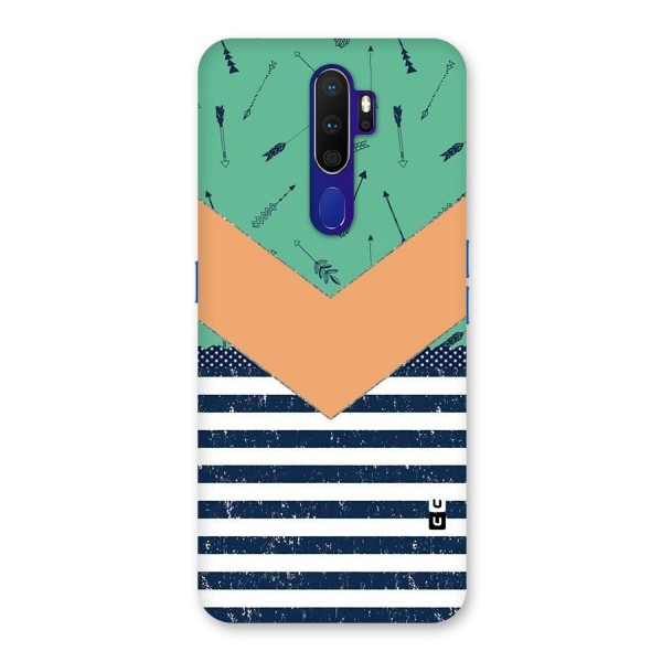 Arrows and Stripes Back Case for Oppo A9 (2020)