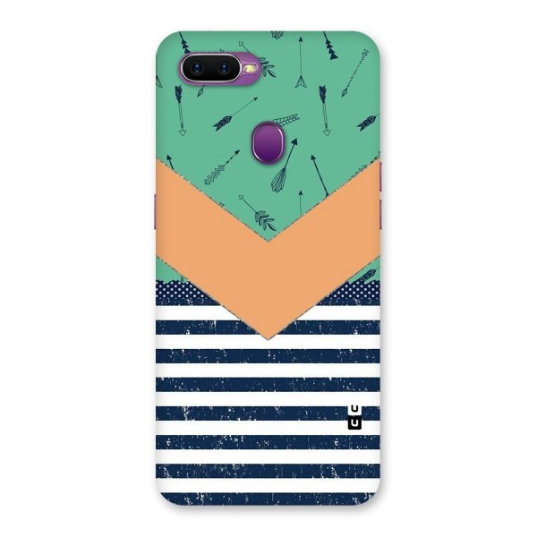 Arrows and Stripes Back Case for Oppo F9