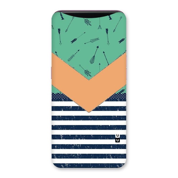 Arrows and Stripes Back Case for Oppo Find X